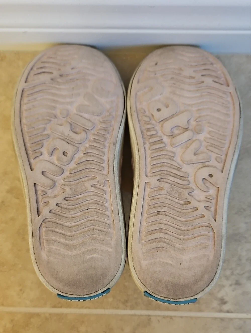 Native Kids Water Shoes in Milk Pink Slip-On